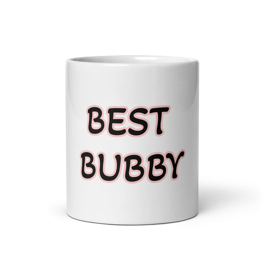 BEST BUBBY White glossy mug